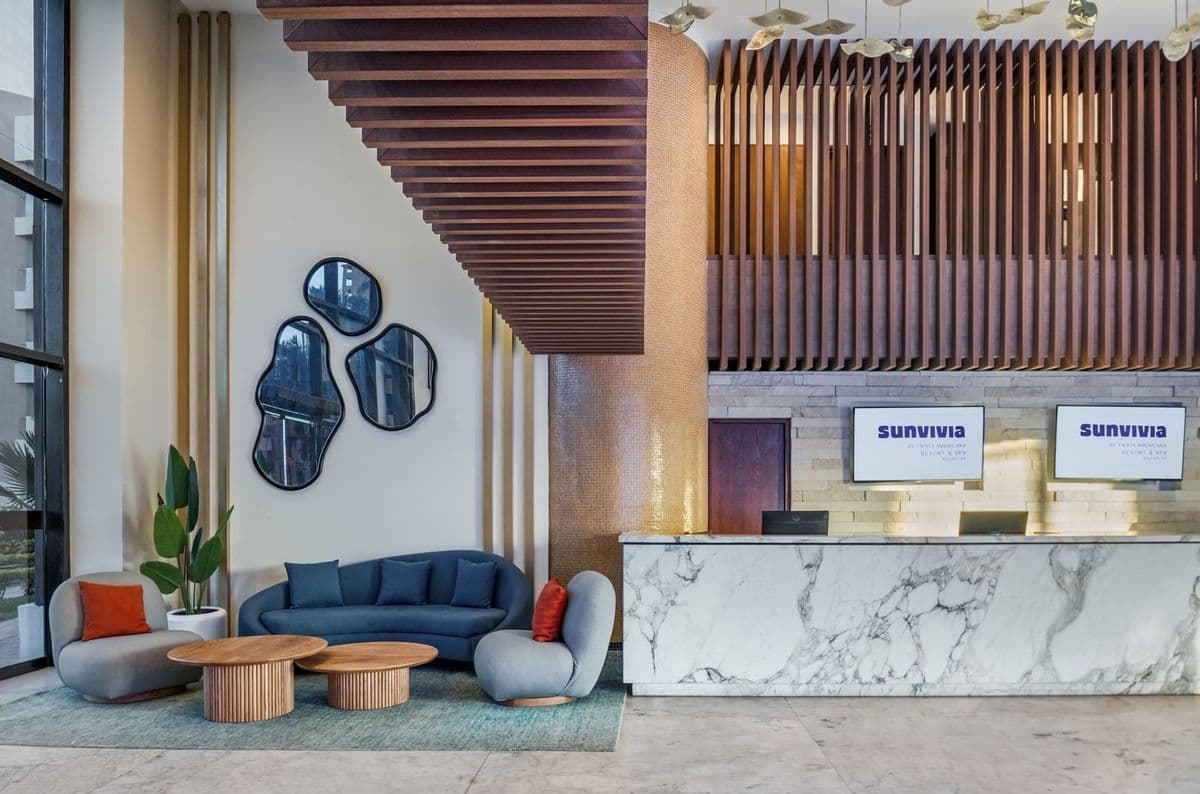 Lobby de un hotel